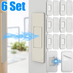 12x Magnetic Cabinet Catches Door Stop Self Adhesive Invisible Hidden Magnets Closet Furniture Cupboard Drawer Closer Kitchen
