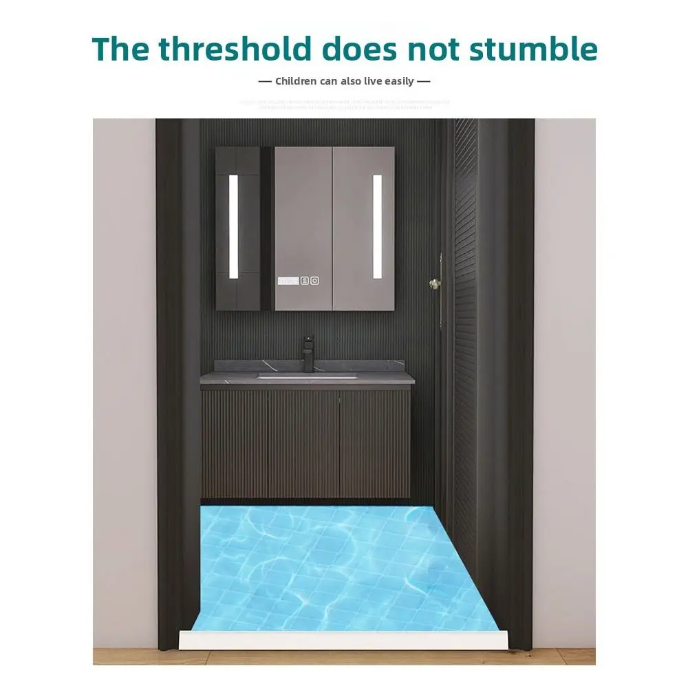 

Silicone Material Self Adhesive Water Stopper Self-Adhesive Backing Foldable Design Water Retaining Strip Waterproof Seal