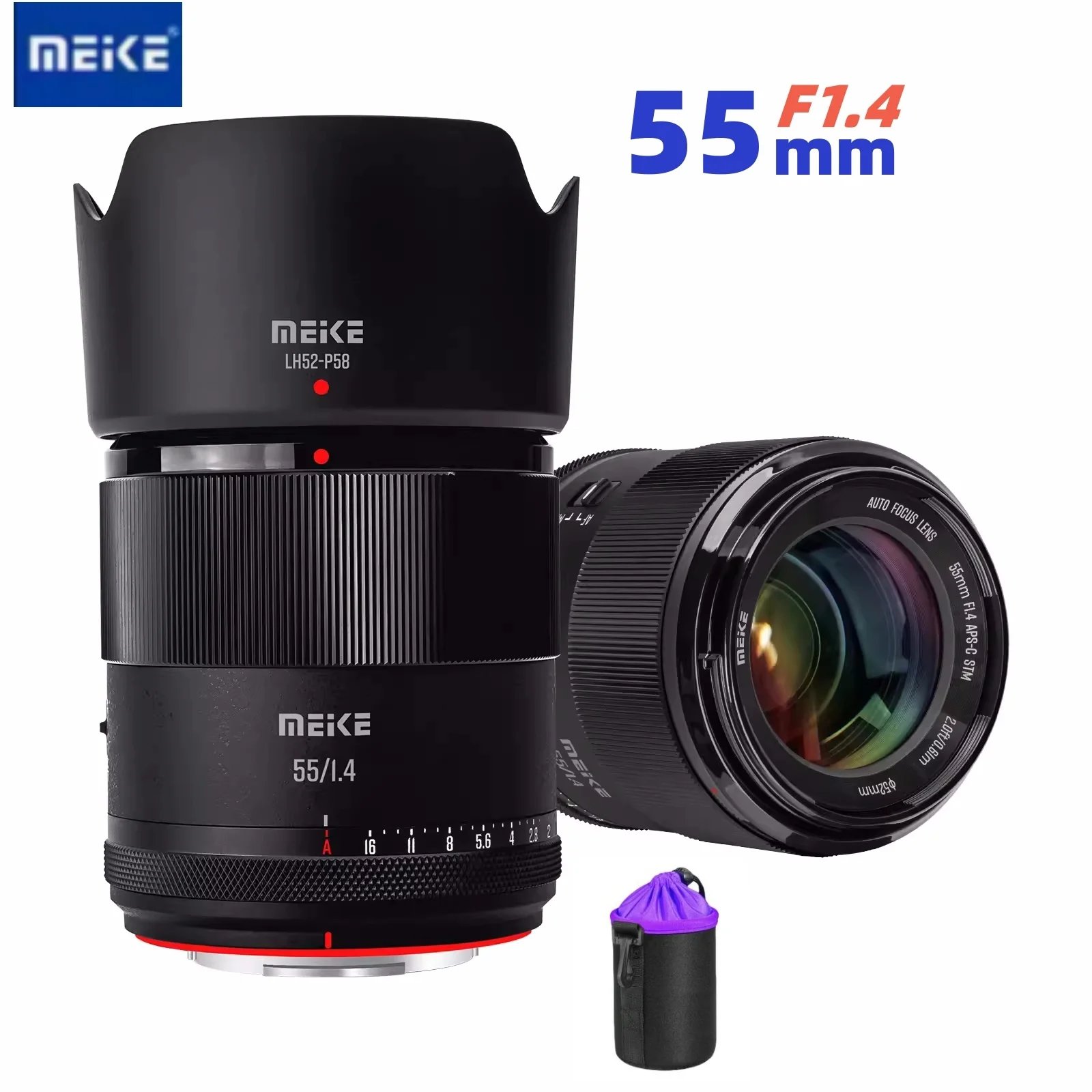 Медицинский телеобъектив Meike 55 мм F1.4 AF APS-C STM для Nikon Z-Mount Z9 Z8 Z6II Z7 Z7II Z5 ZFC Z30 Z50 Z50II