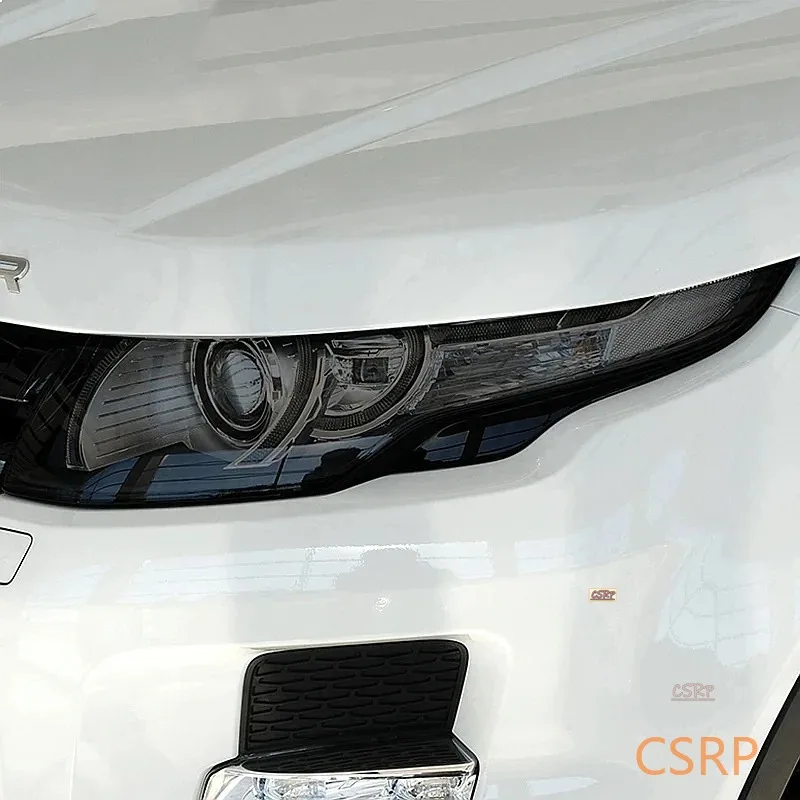 For Land Rover Discovery 4 5 Defender Range Rover Sport Evoque Velar Car Headlight Protective Film Smoked Black TPU Sticker