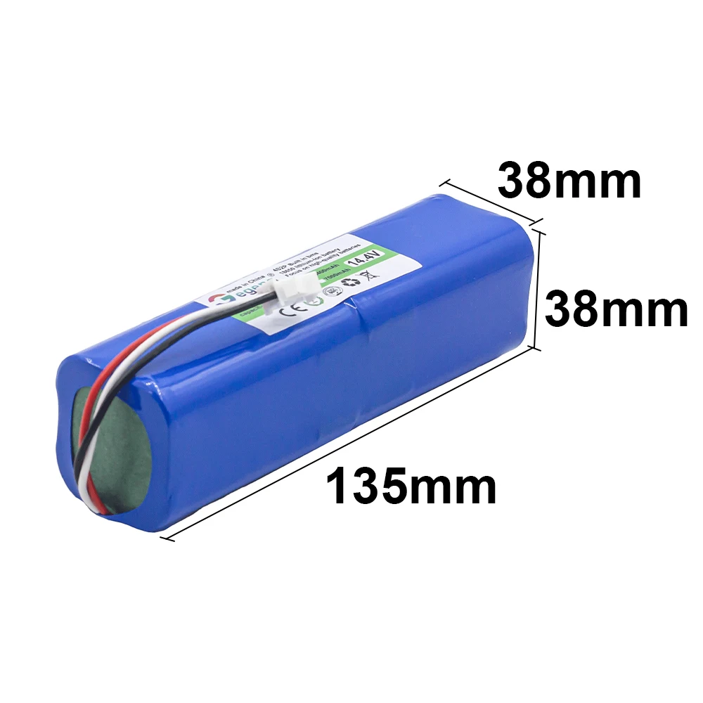 14.4V 5200mAh-7000mAh 18650 m26 4s2p Lithium Ion Battery Pro M9 Pro M8 Pro M7 LR1 Rechargeable Lithium Ion Robot Vacuum Cleaner