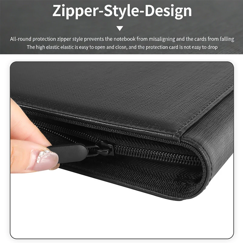 9/12/16 Pocket Toploader Binder, Holds 360/480/1024 Top Loaders - Premium Top Loader Binder ，Sleeves for 3