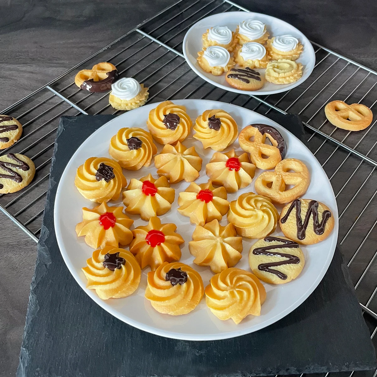 Cabujones con parte posterior plana de resina en miniatura serie Cookie para horquilla, álbum de recortes, accesorios artesanales de decoración del hogar DIY