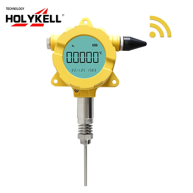 

Беспроводной датчик температуры воды Holykell с ЖК-дисплеем, 4G, GPRS, GSM, NB-IoT