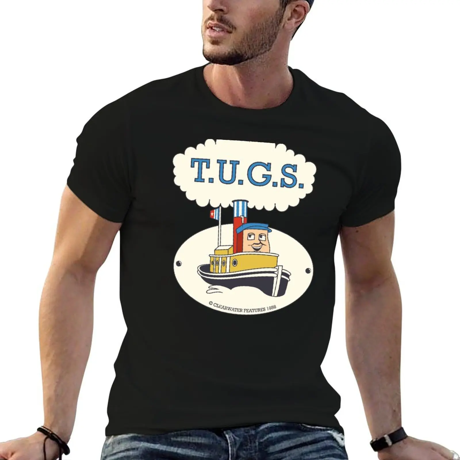 

TUGS 1988 T-Shirt t shirts for man cotton funny t shirts dark humor T-Shirt