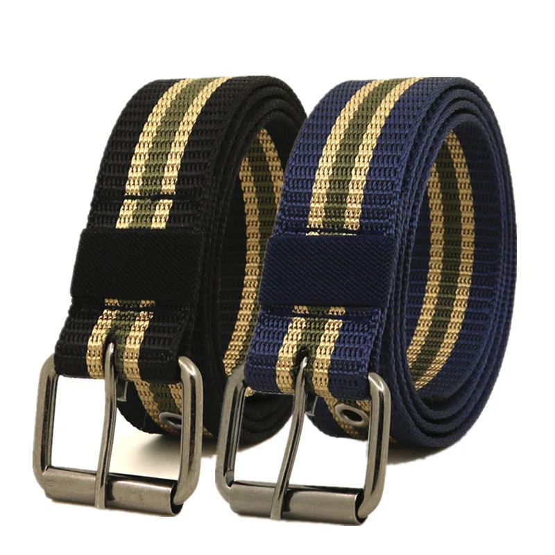 

Men's Belts Outdoor Hunting Army Military Canvas Nylon Webbing Tactical Strap High Quality Casual Fashion Sports Waistband