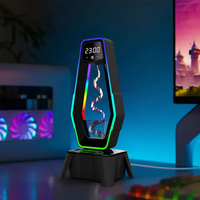 Water Dance Ultrasonic Humidifier Anti gravity Water Drop Color LED Night light Aroma Diffuser WIth White Noise for Home