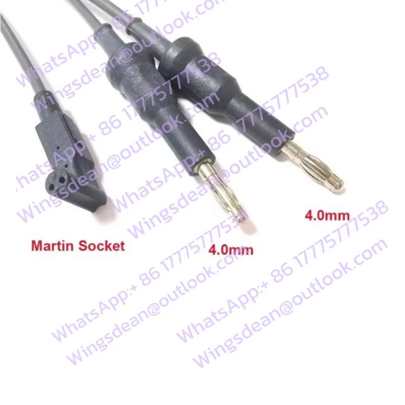 Compatible Resectoscope ESU High Frequency Cord HF Cable Banana 4.0mm