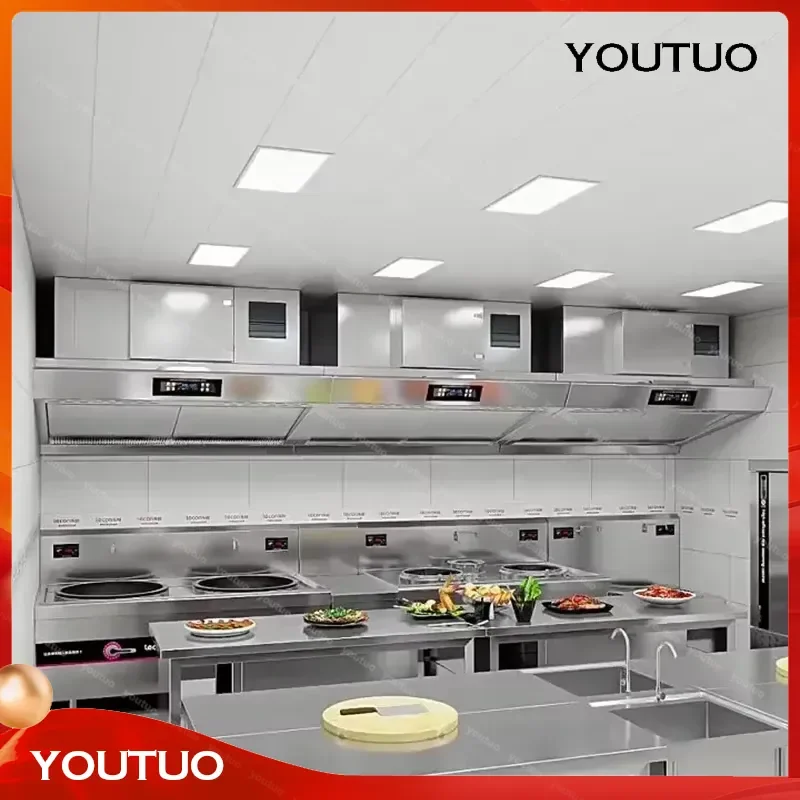 Double Door Rice Steaming Cabinet 24/48 Trays Fully Automatic Steamer Cart Large Capacity for School Canteen Commercial
