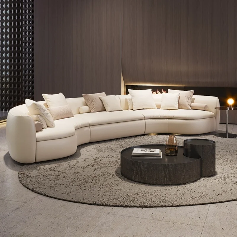 Office Modular Folding Sofa Living Room Couch Luxury Floor Sofa Leather European Divani Da Soggiorno Living Room Furniture MZY