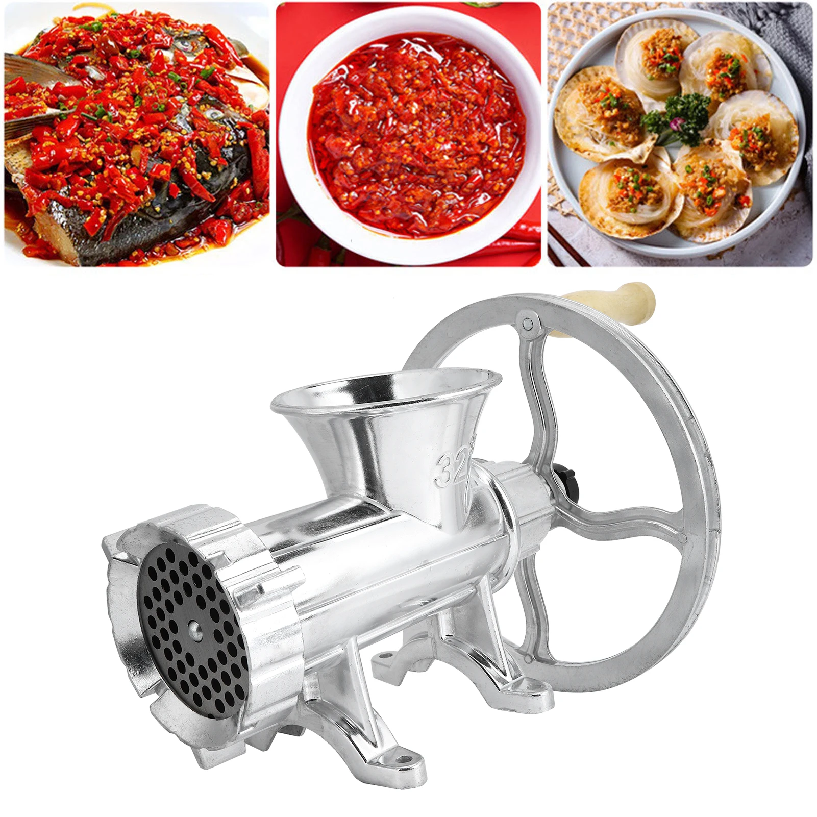 Hand Operated Separated Meat Grinder Multifunctional Aluminum Alloy Meat Grinding Machine Kitchen Accessories