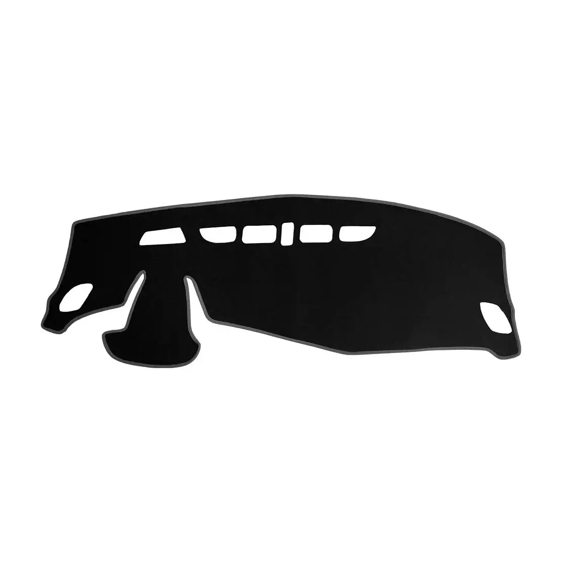 Dashboard Cover Pad Dashmat Dash Mat Black Polyester Fit for Chevrolet Trax 2024 2025 LHD