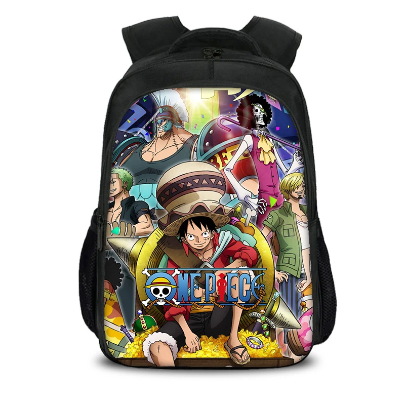 ONE PIECE Monkey D. Luffy Large Capacity Double layered Backpack Students School Bags for Girls Boys Bookbag Travel Backpack - view 3