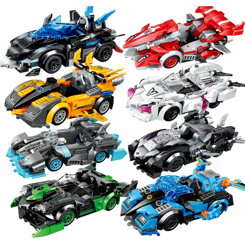 

2022 Speed Champions F1 Racing Sports Vehicle Car Supercar Building Blocks Set Kit Bricks Classic MOC Model Toys For Kids Gifts