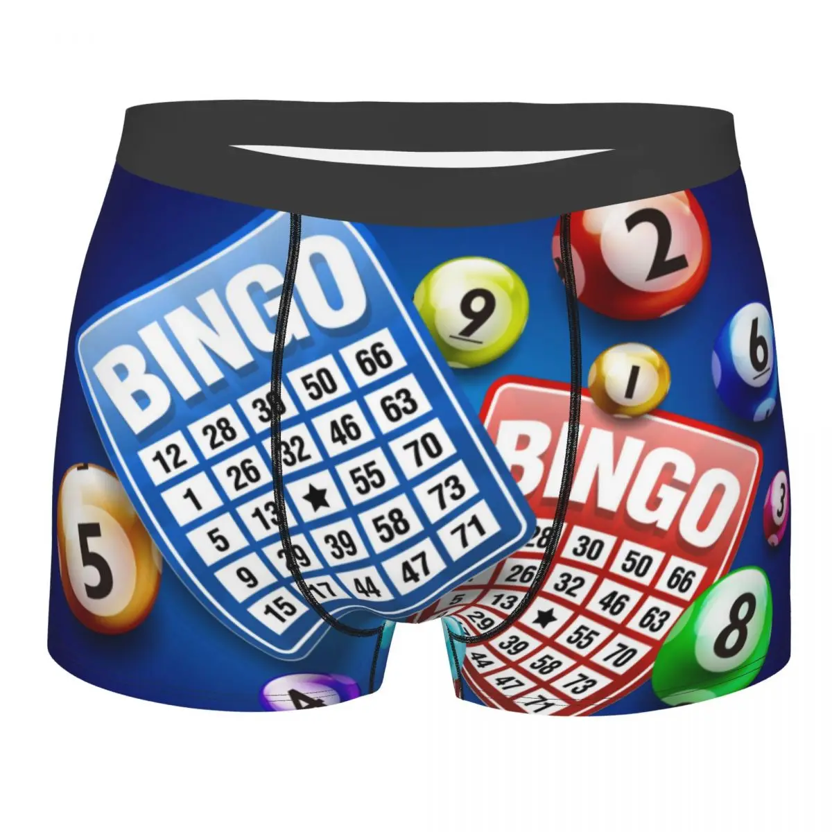 

Custom Hot Game Bingo Boxer Shorts For Homme 3D Printed Underwear Panties Briefs Breathable Underpants