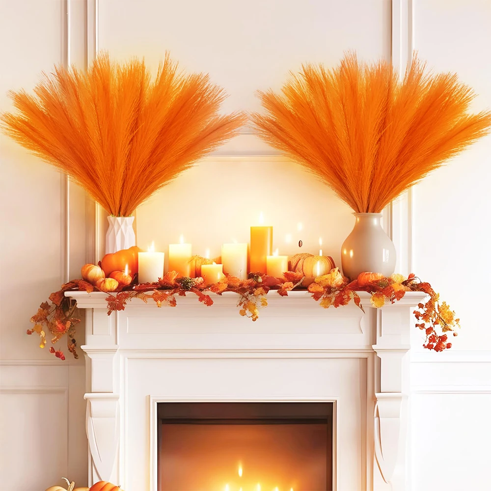 หญ้า Pampas ประดิษฐ์ 55 ซม.20P - Pampas Grass Decor บทวิจารณ์และราคา
