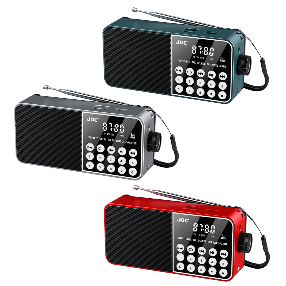 Broadcasting Player Radio LED Digital Display Wireless MP3 Radio Support TF Card Digital FM Radio for Emergency Hurricane