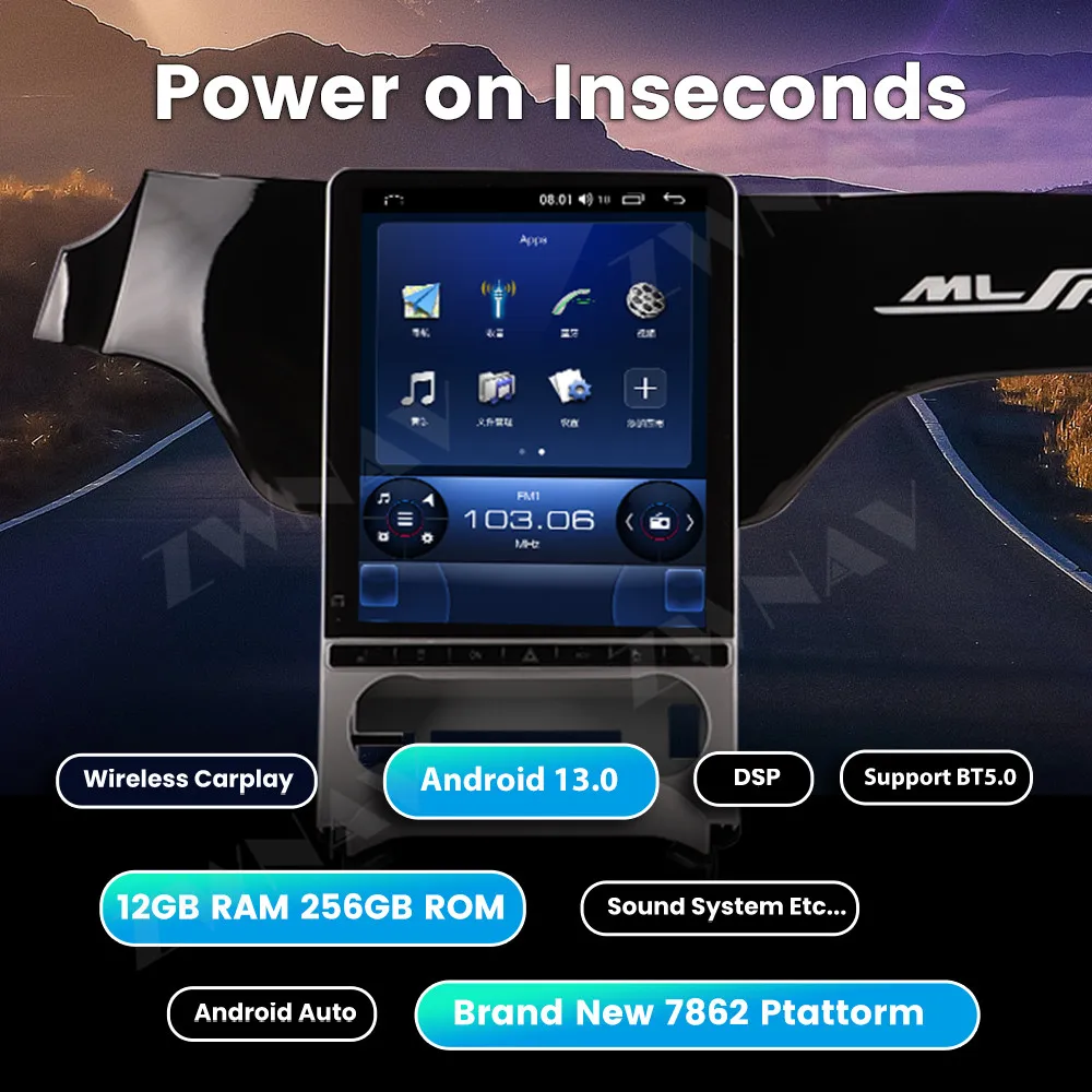 

Carplay Android13 12 ГБ + 256 ГБ AMG стиль для Mercedes Benz ML 2013-2015 Автомобильный GPS-навигатор Мультимедийный видеоплеер Радио головное устройство