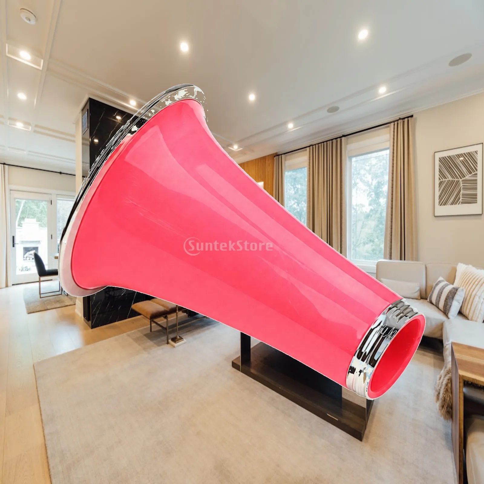 Clarinet Mouthpiece Metal Replacement Part Pink Glossy Finish Hollow Cylinder Connector for Standard Bb Clarinet