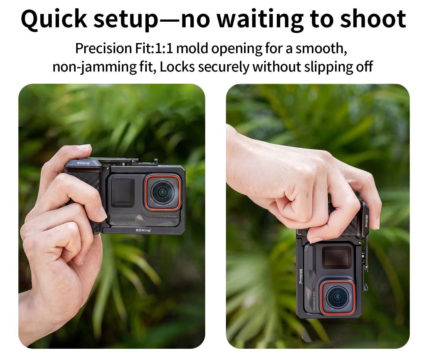 Essentieller Handgriff für Insta360 Ace Pro 2 Magnetischer Schnellwechseladapter Street Vlog Fotografie Kamerakäfig Zubehör – Detail 8