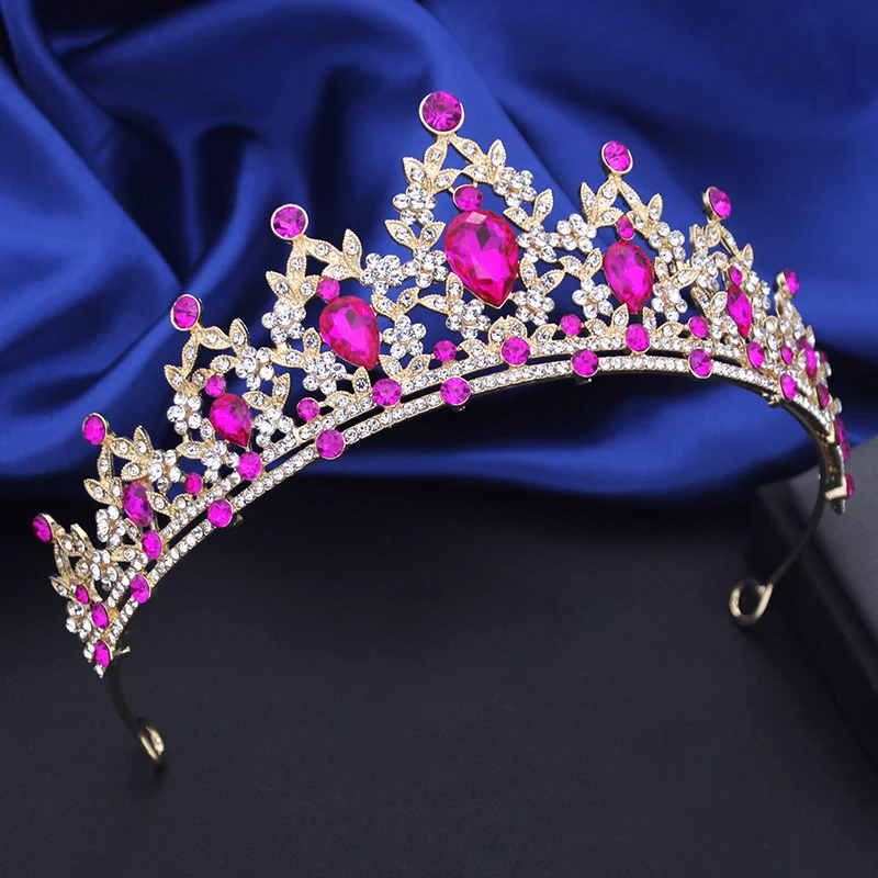 Luxury Princess Crown for Girls Bride diademi Royal Queen Bridal Wedding Crown accessori per gioielli per capelli