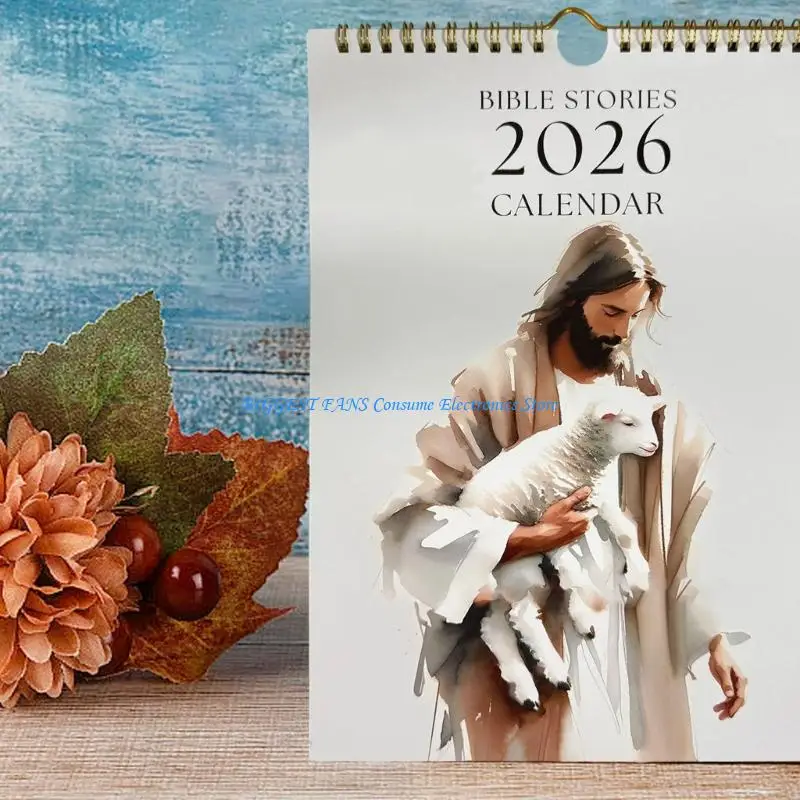 

2026 Inspirational Calendar Wall Hanging Monthly Calendar Planner 8.26x11.22Inch for Office School Home Wall Decoration