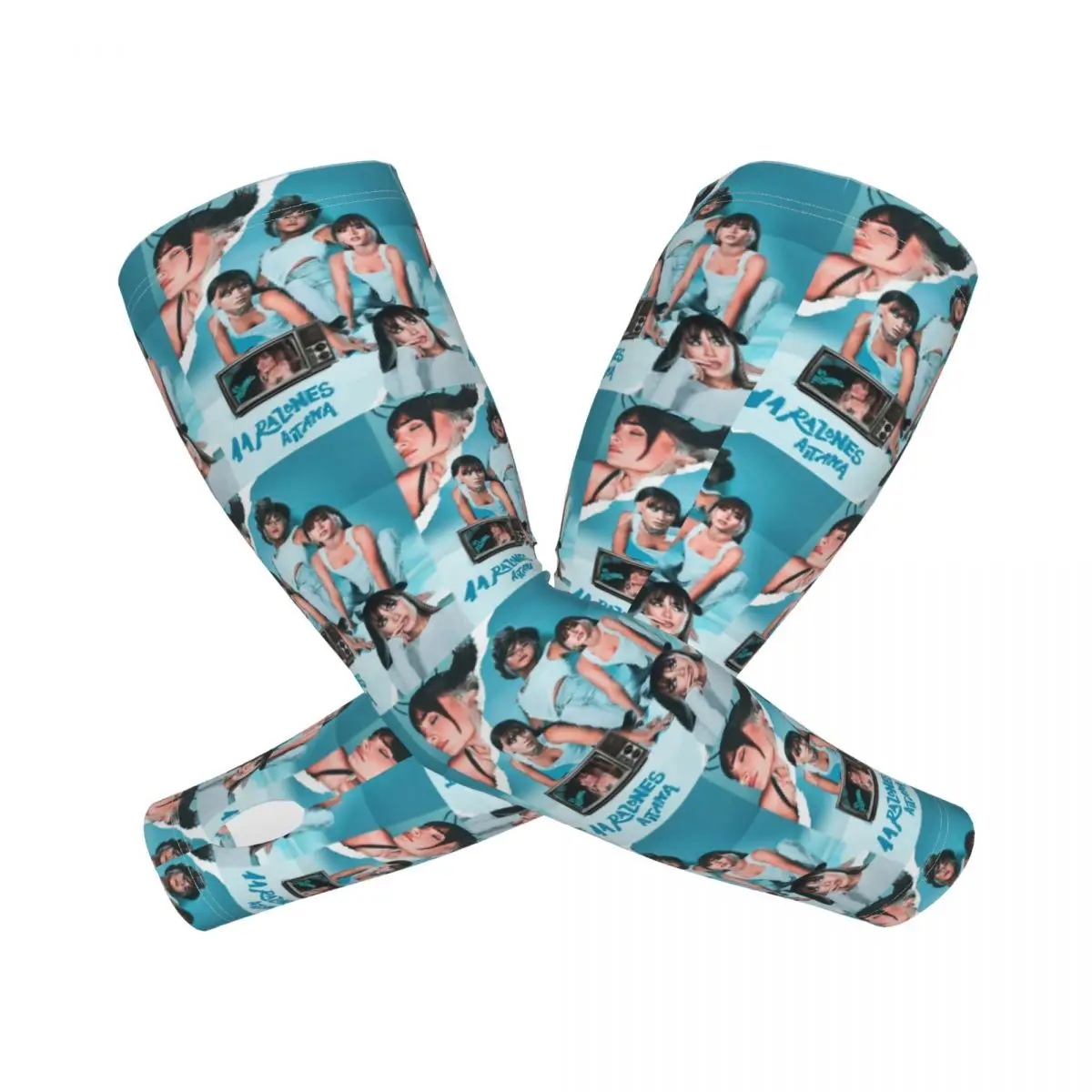 

Aitana Ocana Singer Outdoor Arm Sleeves Защитный чехол от солнца и ультрафиолета Летние ледяные шелковые велосипедные татуировки рукава