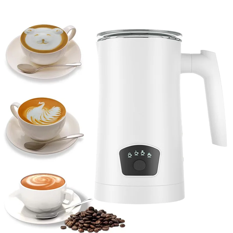 بااد الحليب Frother 4 في 1 باخرة كهربائية كاملة التلقائي صانع الحليب صانع فقاعات للقهوة الساخن الشوكولاته الاتحاد الأفريقي التوصيل