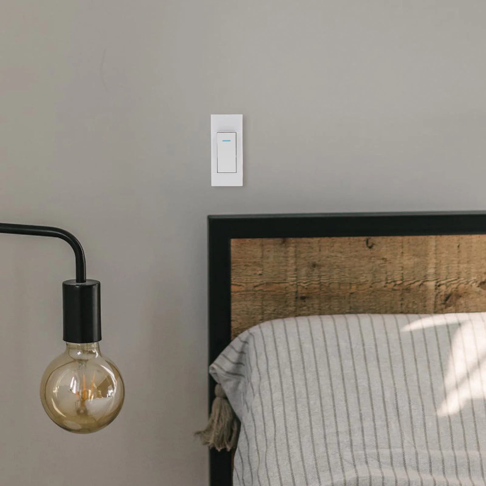 

Table Lamp Switch Replacement Squeeze Design Inline Cord Switch For Bedside Lamp Light Control Easy Installation