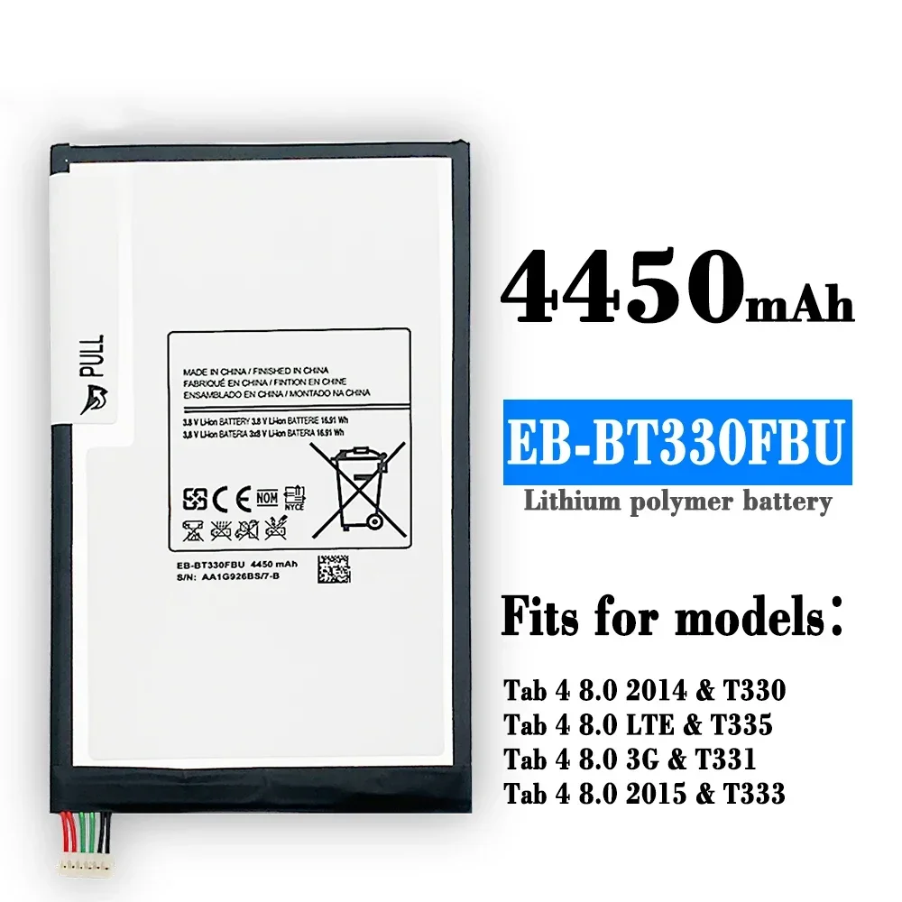 

EB-BT330FBU EB-BT330FBE 4450mAh Battery For SAMSUNG Galaxy Tab 4 8.0 T330 T331 T335 SM-T330 SM-T331 T337 +Tools