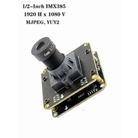 2MP 1920*1080 HD IMX385 IMX577 USB Camera Module Starvis Low illumination 60FPS MJPEG YUY2 for Machine Vision Security Products