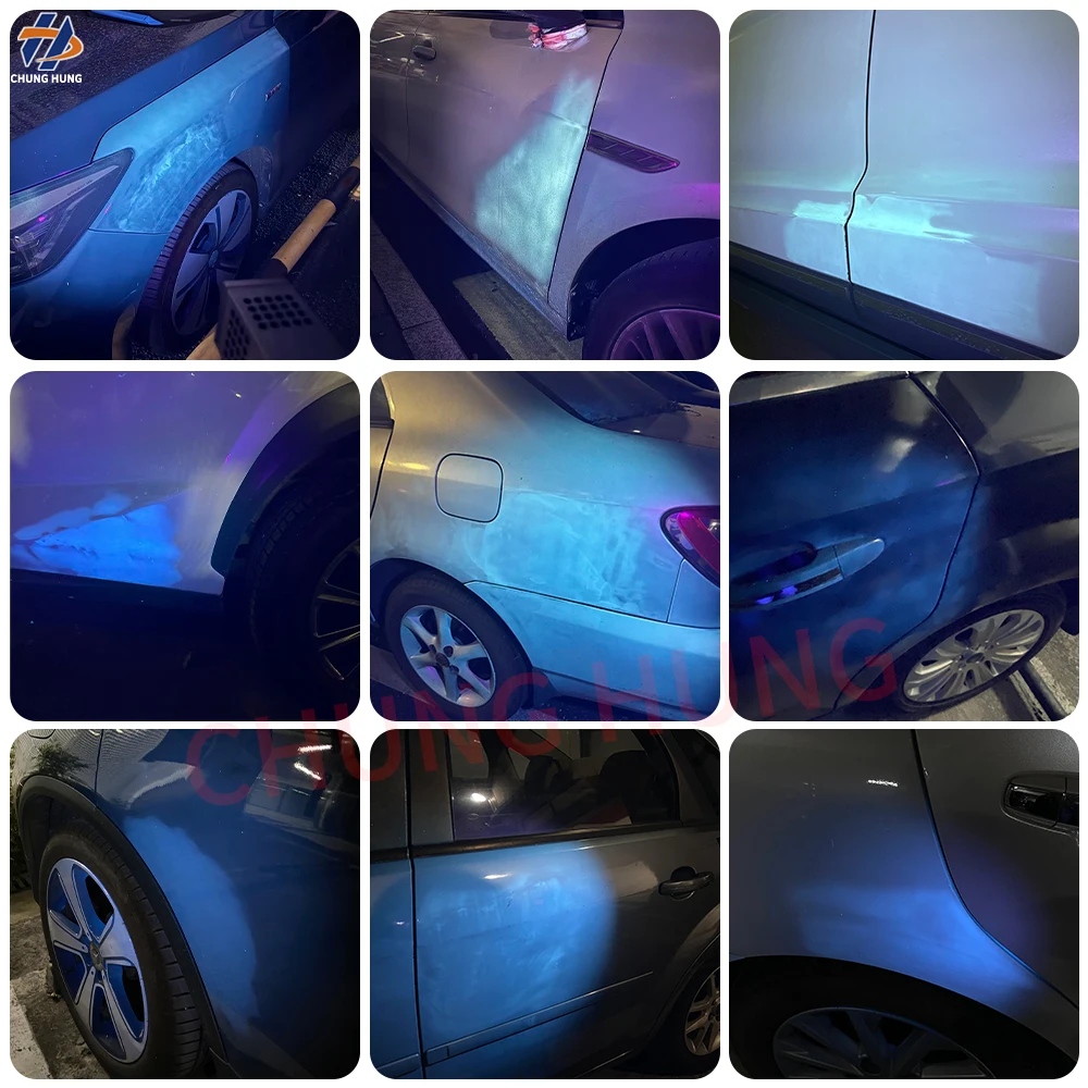 80W 130W 200W High-Intensity UV Flashlight 365nm Car Paint Inspection Lamp Accurate Detection of Surface Defects And Putty Spray