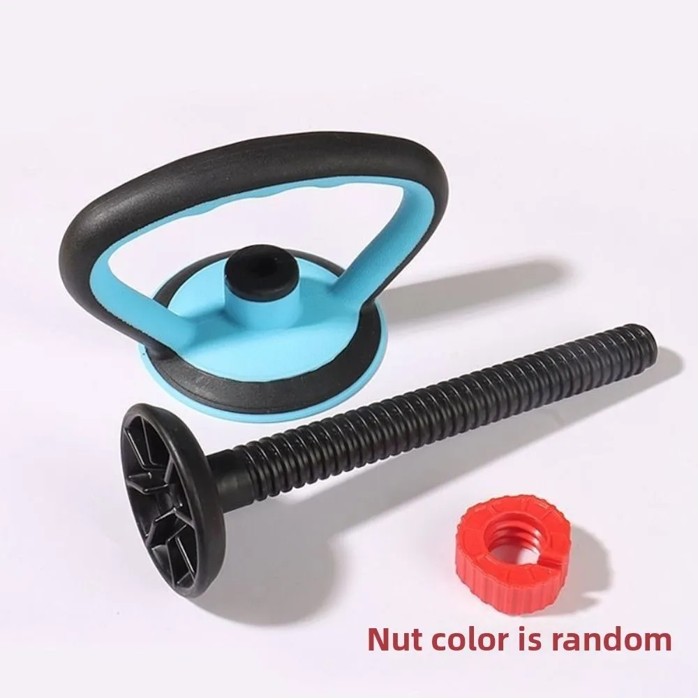 Portable Kettlebell Handle Threaded Multifunctional Kettle Bell Grip Space-Saving Adjustable Weight System Push Up Handle