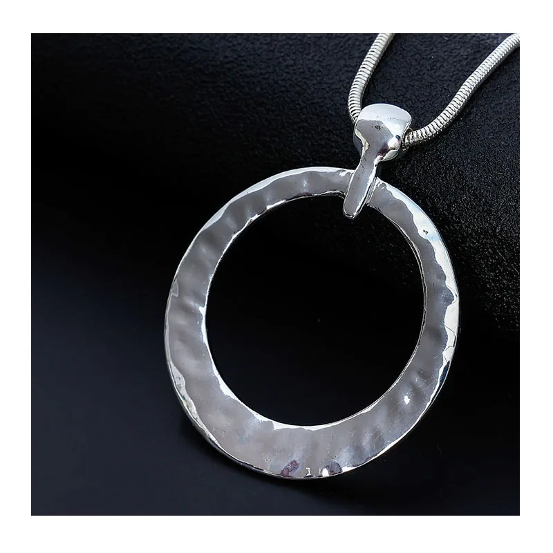 

Jewelry Popular High-grade Alloy Gold Necklace Retro Simple Women's Pendant Long Chain Sweater Chain