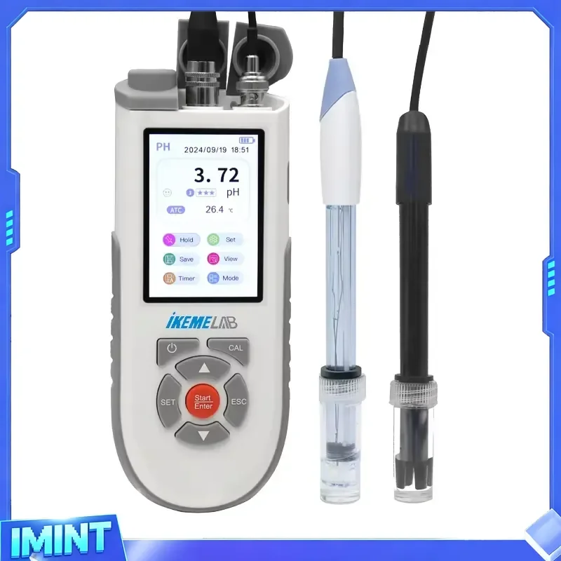 IKEME Multi-parameter Water Quality Ph Tester Electrical Conductivity Salinity Portable DO Meter Dissolved