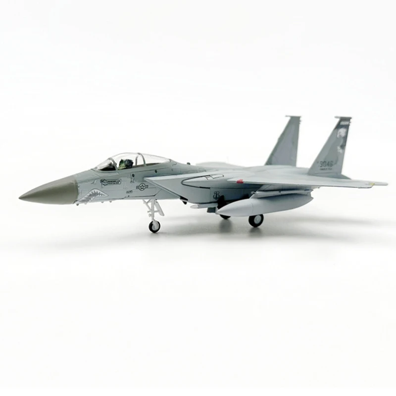 دييكاست 1/100 مقياس F-15C F15 F15C USAF النسر القرش العسكرية المقاتلة محاكاة سبيكة الانتهاء نموذج طائرة جمع لعبة #4