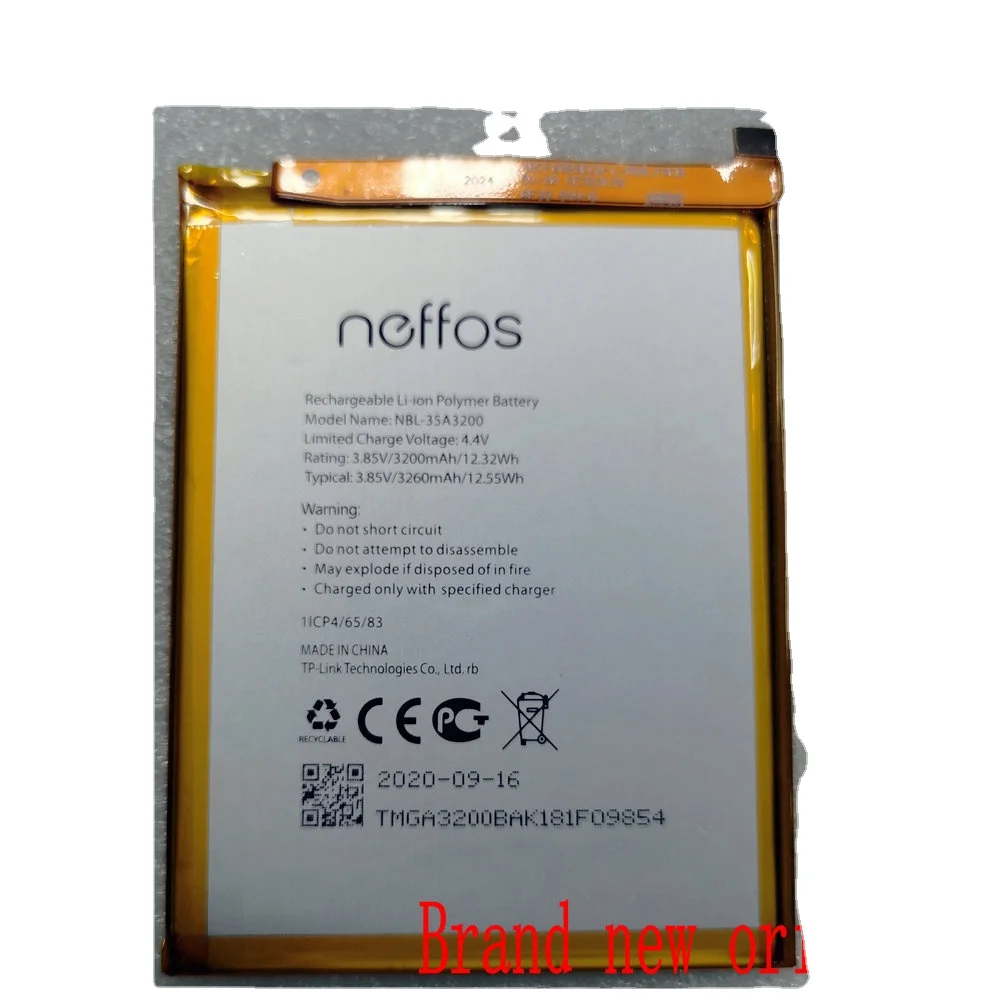 New NBL-35A3200 Replacement Battery for TP-link Neffos N1 TP908A Mobile Phone