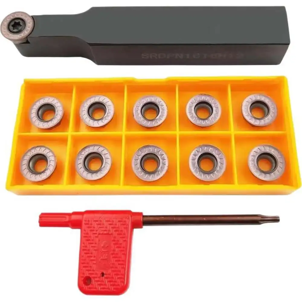 SRDPN1616H Turning Tool Holder External Lathe CNC Cutter Bar For RDGT Insert Metal Processing Precision Machining Accessory