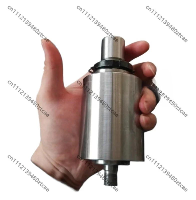 Precision Lathe Spindle Assembly, 80-160mm Range with Reinforced Flange for Woodworking