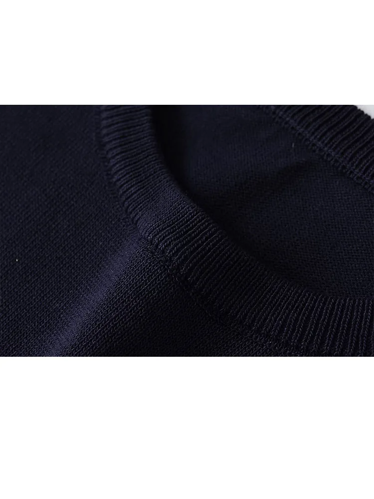 HH Women Autumn Fashion Versatile Crew Neck Long Sleeve Slim Knitted Top Female Temperament Bow Decorative Pullover Sweater