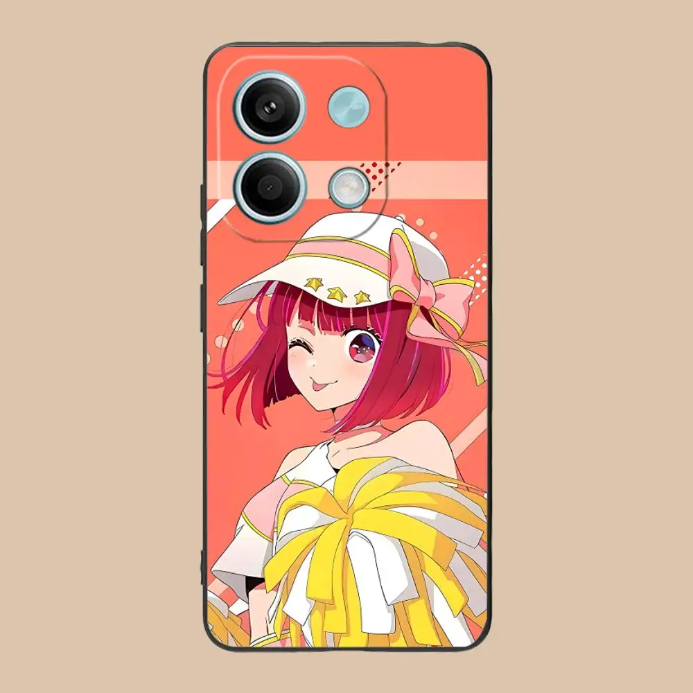 B-Komachi Kana Arima جراب هاتف ل POCO M6 M5 M4 M3 X7 X6 X5 X4 X3 F6 F5 F4 Pro GT 5G لون واقية غطاء الهاتف الذكي جميل