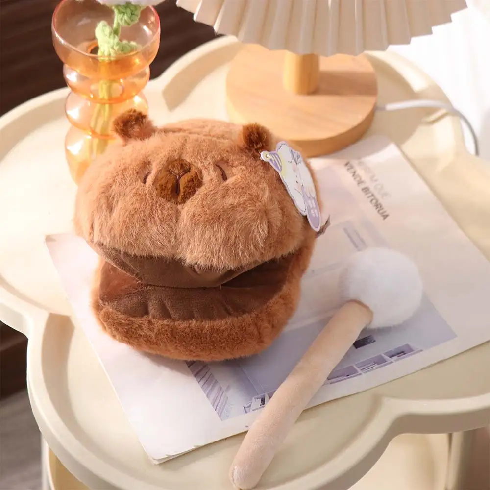 Pesce di legno Capibara Pesce di legno Madre Bambino Animali di peluche Capibara Contenitorebile Capibara carino Farcito Home Room Decor