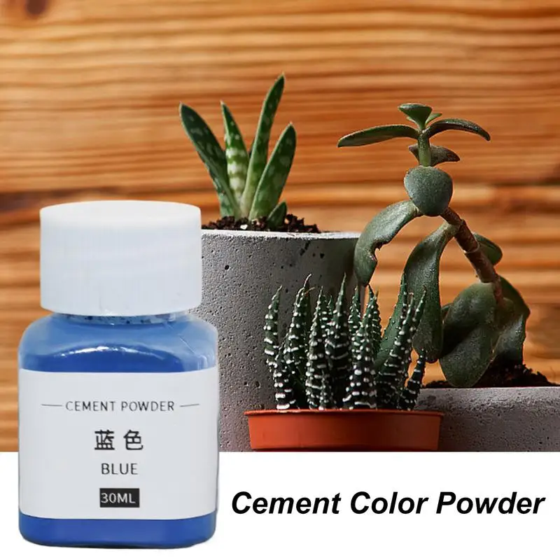 Cement Color Pigment Concrete Dye Iron Oxide Powder Concrete Dye Colorant 30ml For Gypsum Plaster Putty Grout Lime Milk Paints