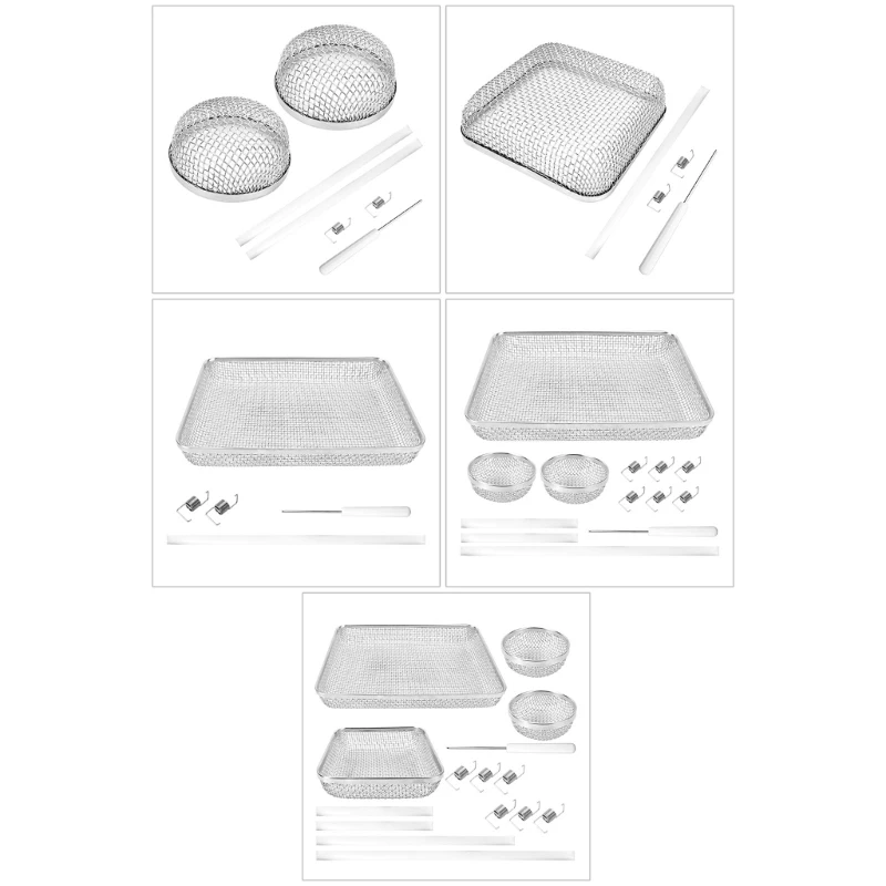 U13C Corrosion Resistant Screen Set Prevents Wasps Entry With Silicone Seal&Fasteners