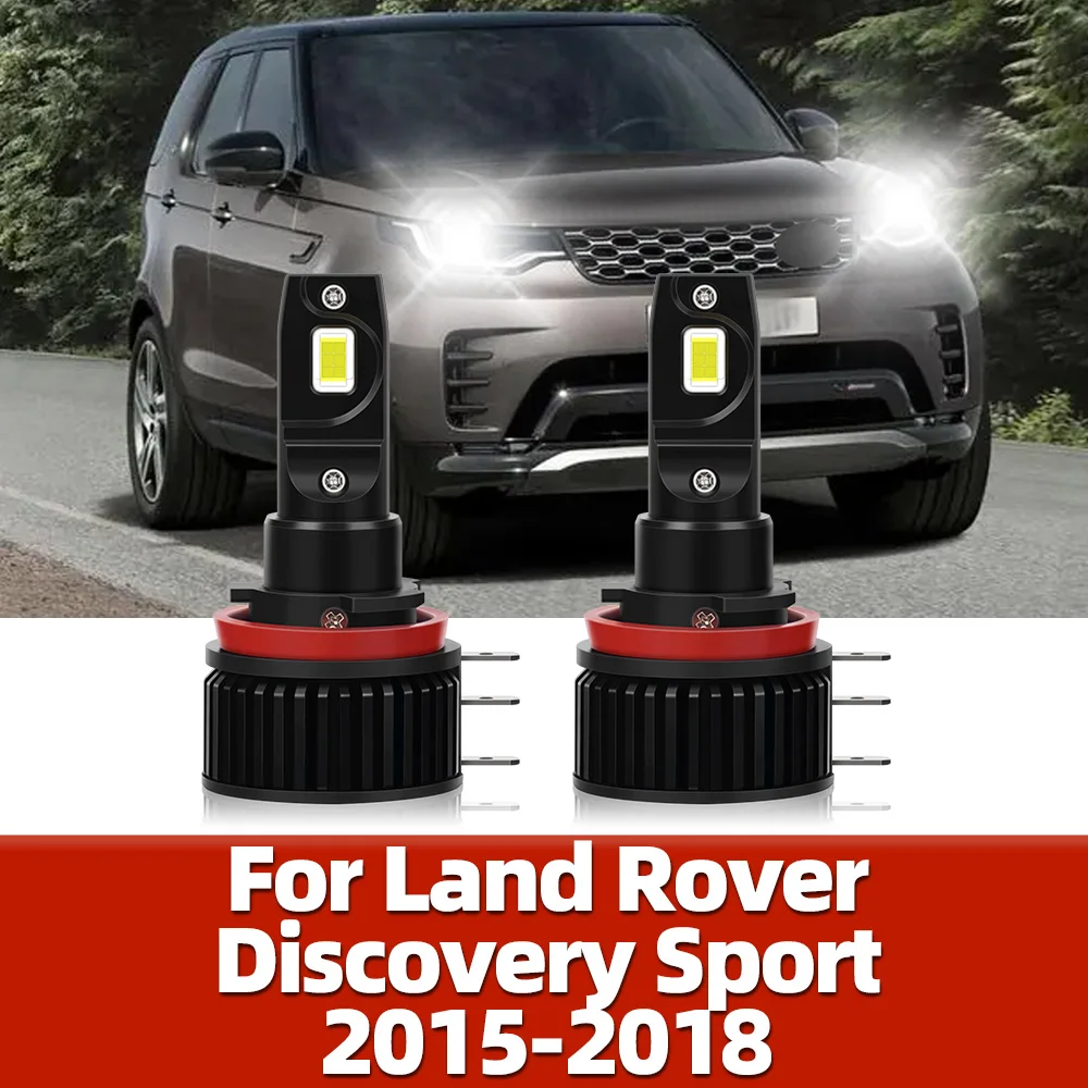 Car Light H15 LED Bulb 30000LM 90W Turbo High Beam DRL Auto Headlight Lamp For Land Rover Discovery Sport 2015 2016 2017 2018