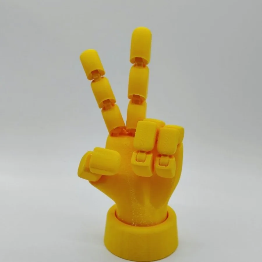 Hands with movable joints, 3D printed flexible finger decorations, perfect gifts for family and friends - view 5