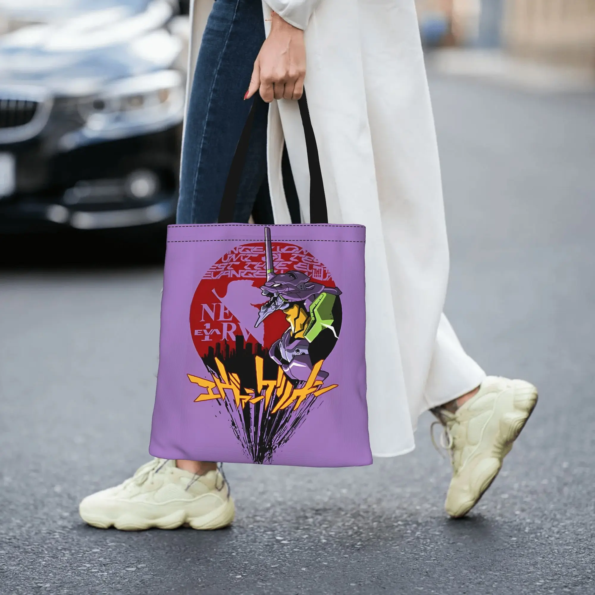 

Fashion shopping bag Leisure and entertainment EVA 01 Canvas EVA Canvas Tote Bag Women'S Shoulder Handbag