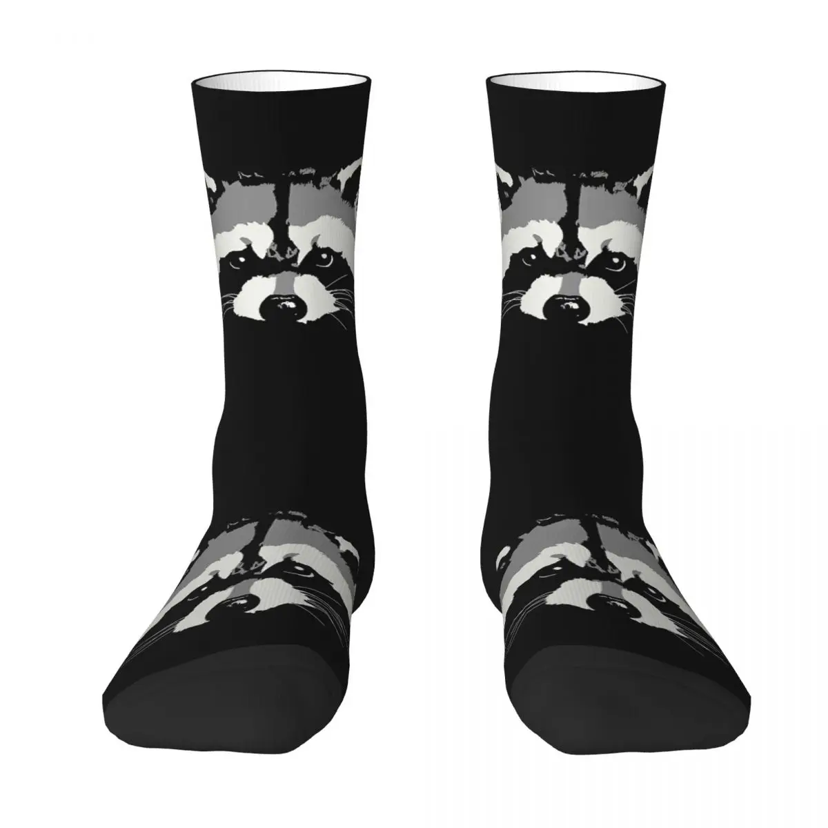 Raccoon Face Raccoon Kawaii Socks Sports Cartoon Pattern Socks