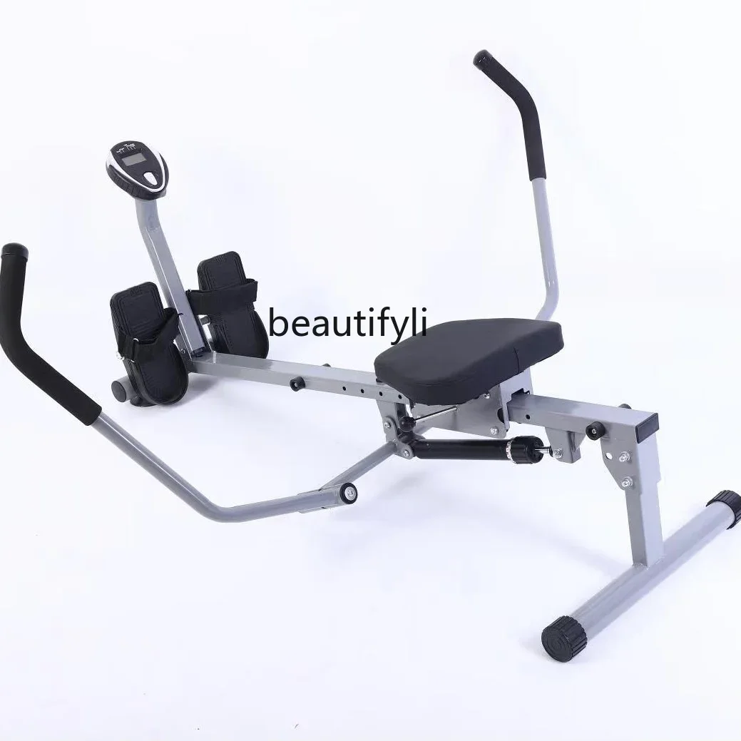 Hydraulic rowing machine household multi-function analog double pulp silent fitness equipment aerobic exercise