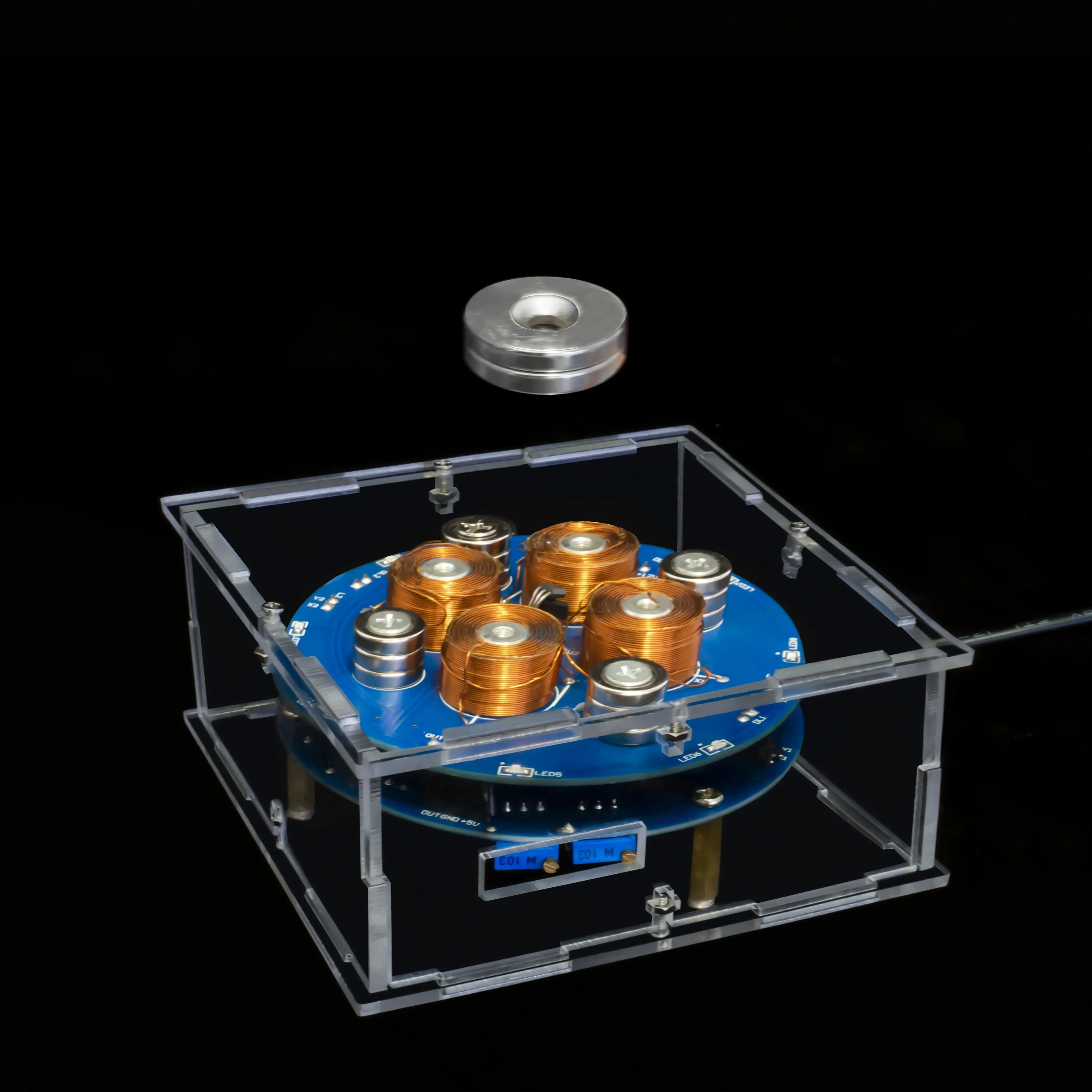 DIY Kit Fun Electronics Manufacturing Technology Accessories Coil Student Soldering Practice Circuit Board Parts